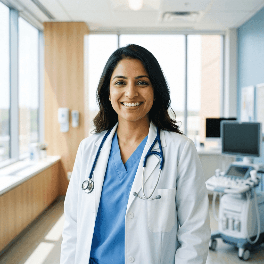 Healthcare Professional Smiling